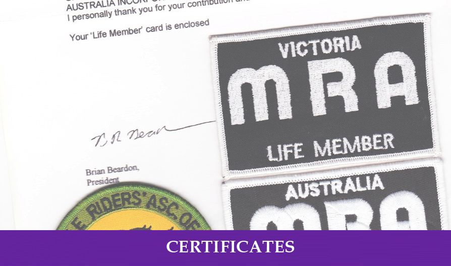 Grace Placencio - Certificates